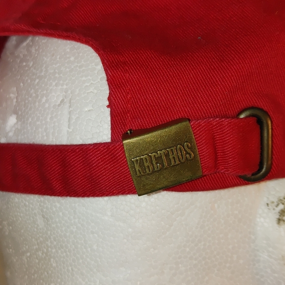 KBethos Bear Thinking of You Red Distressed Baseball Cap Logo Adjustable - Picture 6 of 9